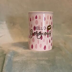 Pink “Hello Gorgeous” storage container
